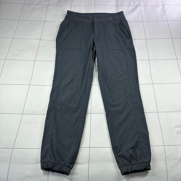 Athleta Pants Womens 4 Gray Trekkie Jogger Athletic Hiking Casual Nylon Travel - Picture 2 of 12